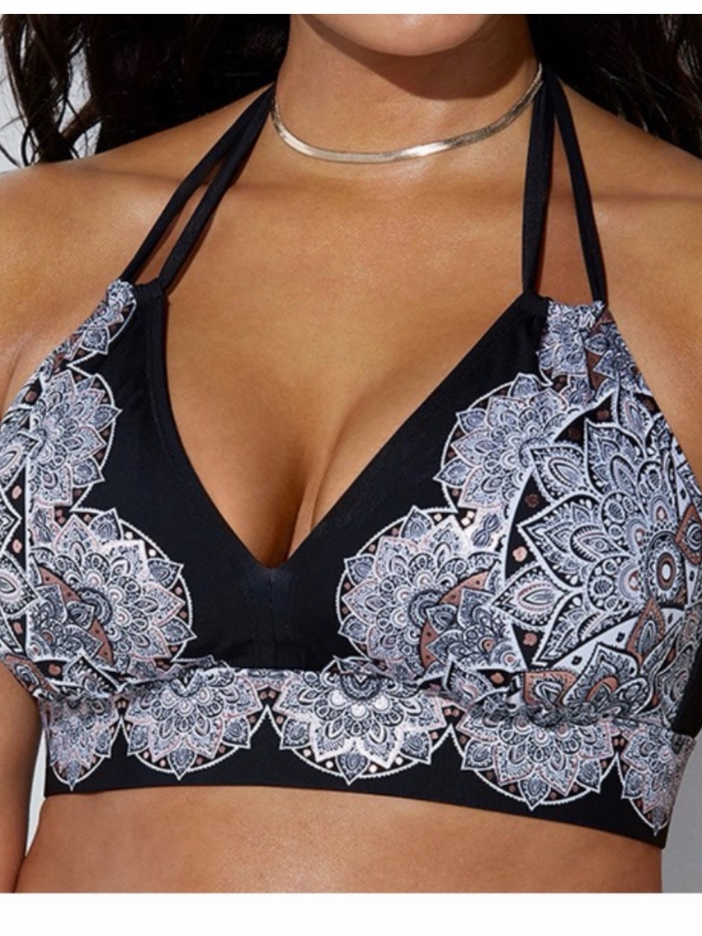 Nwt Avenger halter BIKINI Top swimsuits For All Plus Size 20 2X